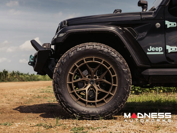 Jeep Wrangler JL Custom Wheels - HFX-1 by Vossen - Terra Bronze